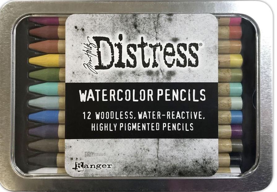 Tim Holtz Distress Watercolour Pencils - Set 1