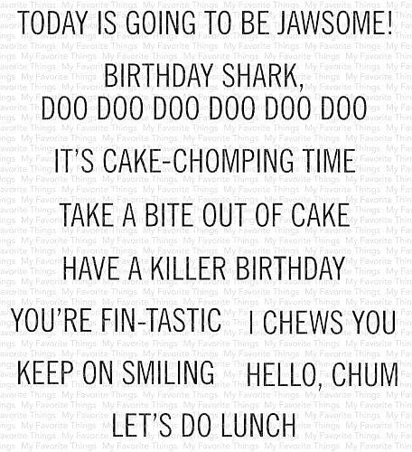 My Favorite Things - Sharky Sentiments........