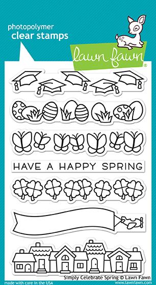 Lawn Fawn - Simply Celebrate Spring (stamp & die bundle)