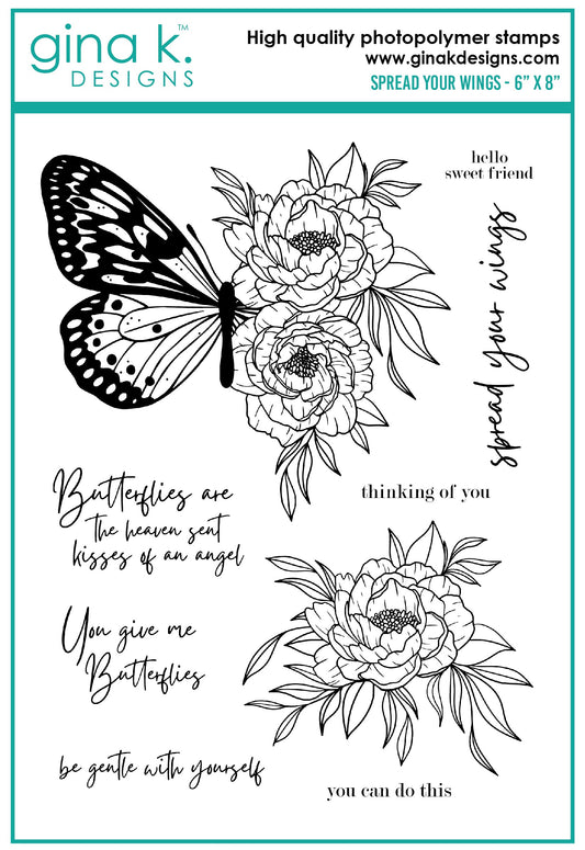 Gina K Designs - Spread Your Wings stamp set*