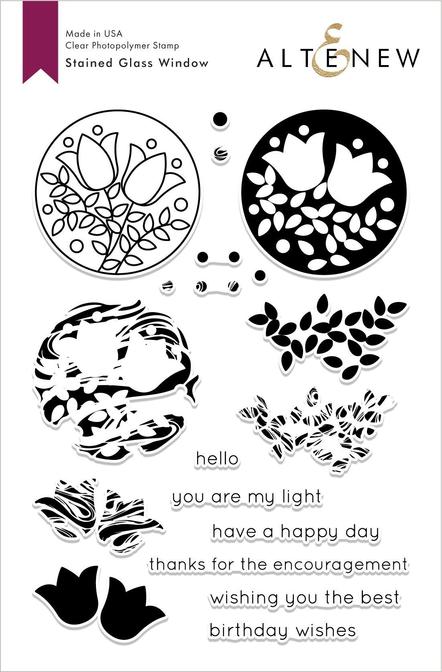 Altenew - Stained Glass Window stamp set
