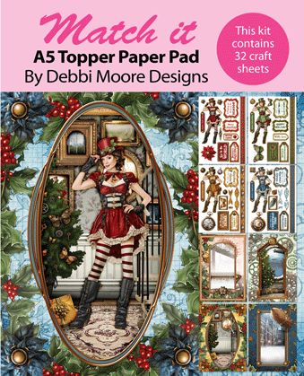 GACS6 - Debbi Moore Designs - Steampunk Christmas set 3
