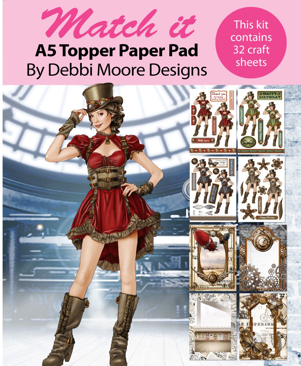GACS6 - Debbi Moore Designs - Steampunk set 3