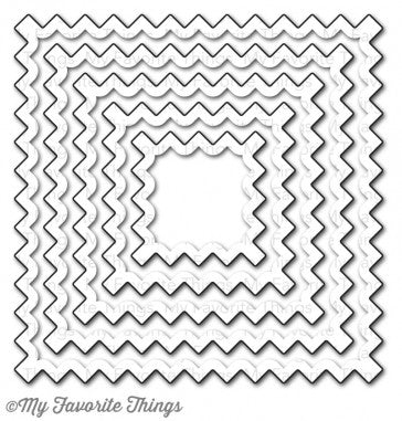 My Favorite Things - Dienamics Stitch Pinking Edge Squares.......