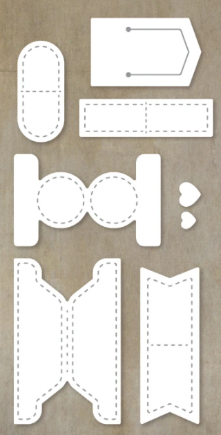 Paper Rose Studio - Stitched Tab Set