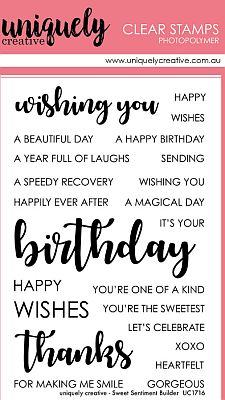 Uniquely Creative - Sweet Sentiments Builder