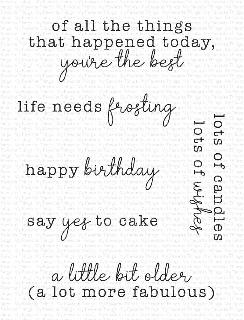 My Favorite Things - Sweet 16