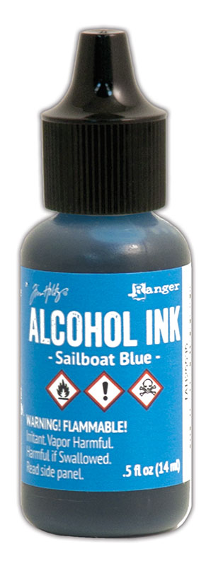 Alcohol Ink - Sailboat Blue