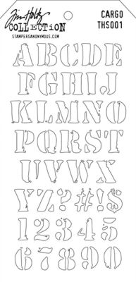 Tim Holtz Stencil - TMS001 Cargo