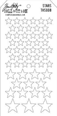 Tim Holtz Stencil - THS008 Stars - out of stock