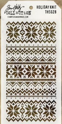 Tim Holtz THS028 Holiday Knit..............