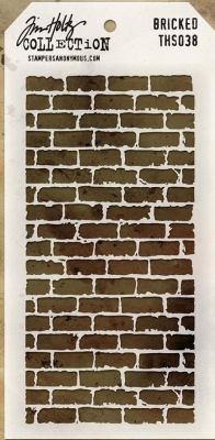 Tim Holtz THS038 Bricked Stencil........