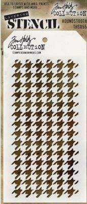 Tim Holtz Stencils - THS055 Houndstooth Layered Stencil.........
