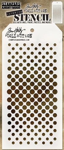 Tim Holtz Stencil - THS118 Gradient Dot
