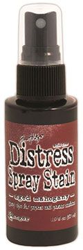 Distress Spray - Aged Mahogany:-