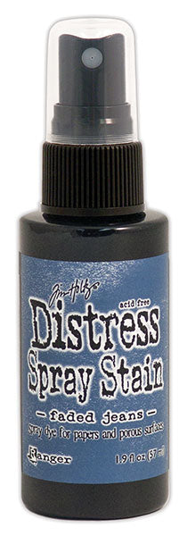Distress Spray - Faded Jeans:-