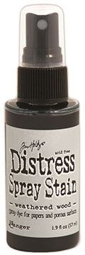 Distress Spray - Weathered Wood:-