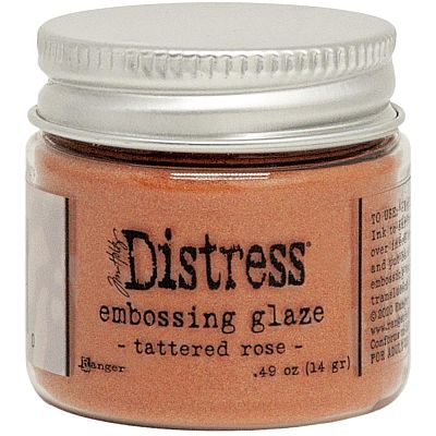 Distress Embossing Glaze - Tattered Rose