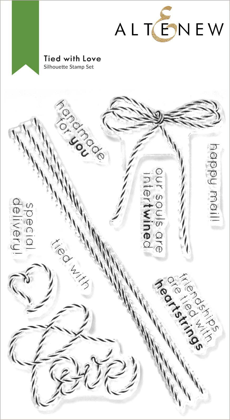 Altenew - Tied with Love stamp set……