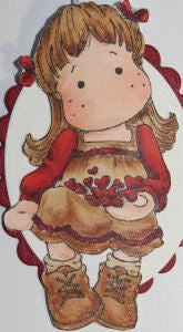 Magnolia Rubber Stamps - Tilda With Christmas Hearts*