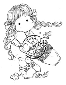 Magnolia Rubber Stamps - Tilda with Corn*