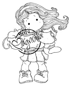 Magnolia Rubber Stamps - Tilda with Peanut*