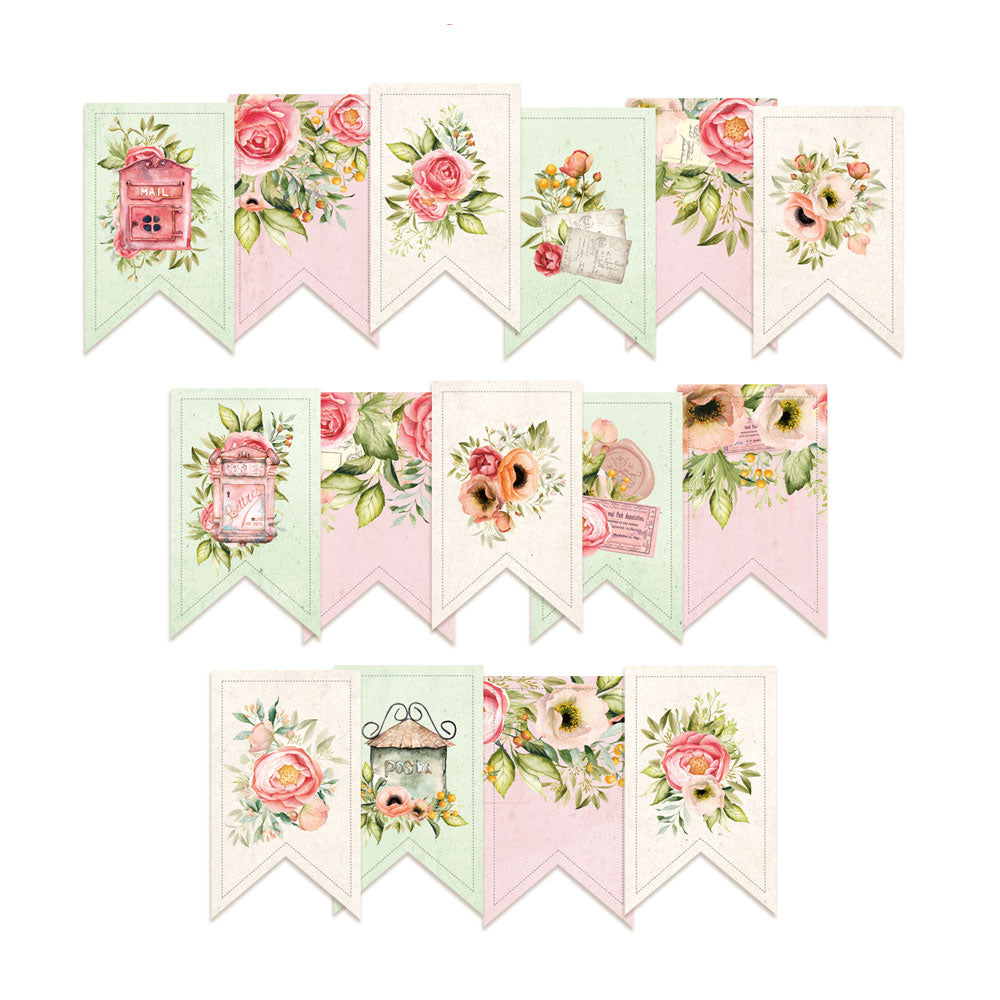 P13 - TIL-32 Til we meet again Paper die cut garland 15pieces