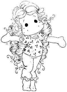 Magnolia Rubber Stamp - Tiptoe Tilda