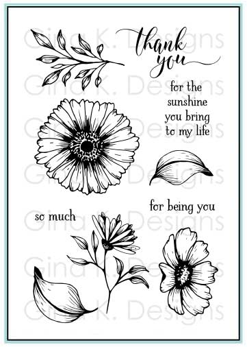 Gina K Designs - Vibrant Blooms stamp set*