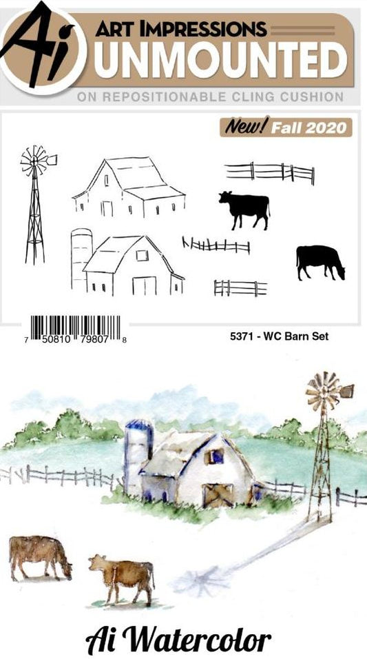 Art Impressions - WC5371 Barn Stamp*