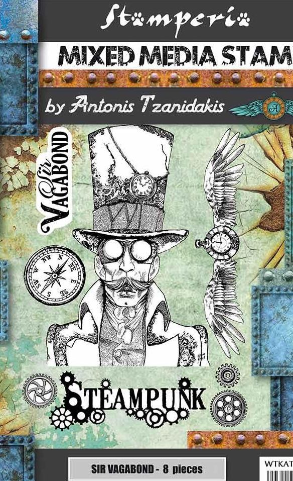 Stamperia - WTKAT17 - Steampunk, Sir Vagabond