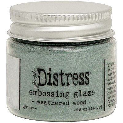 Distress Embossing Glaze - Weathered Wood