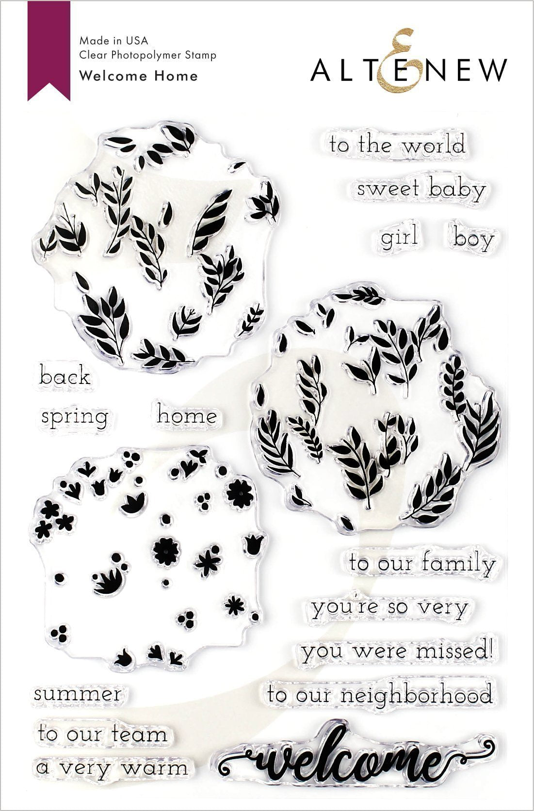 Altenew - Welcome Home stamp set