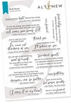 Altenew - Well Read stamp set