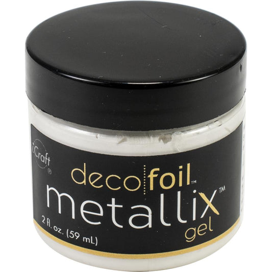 Deco Foil Metallix Gel - White Pearl 2oz