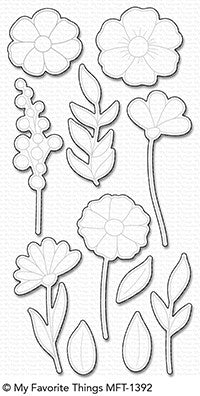 My Favorite Things - Wildflowers die set- MFT 1392...........