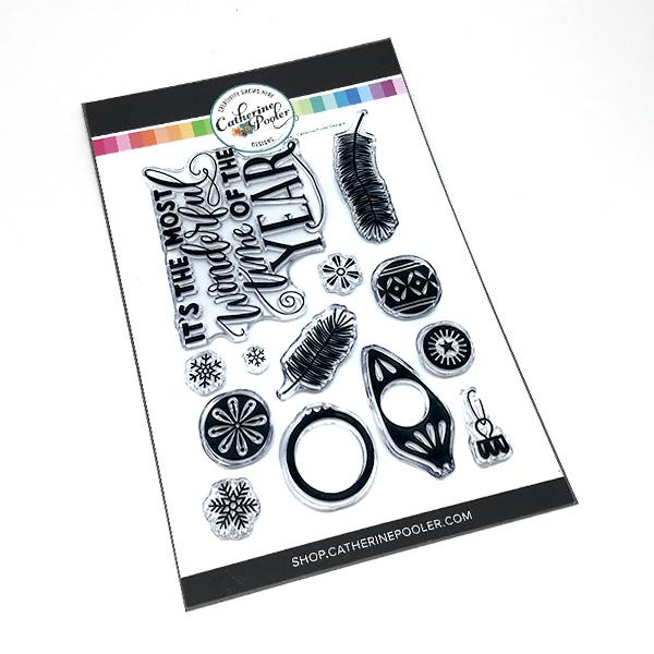 Catherine Pooler - Wonderful Time Of The Year stamp & die bundle