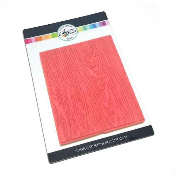 Catherine Pooler - Woodgrain Background stamp