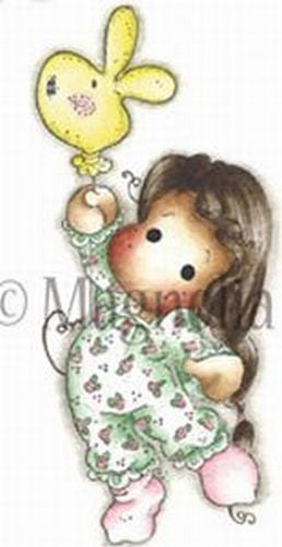 Magnolia Rubber Stamp - Tilda with Bunny Balloon