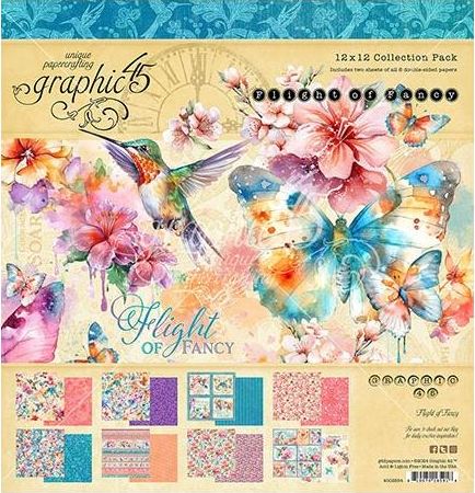 Graphic 45 Papers - Flight of Fantasy 12x12 Paper Pad 5A002443