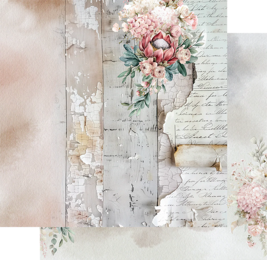 Uniquely Creative - Paperbark Blooms Written Home Paper-3079