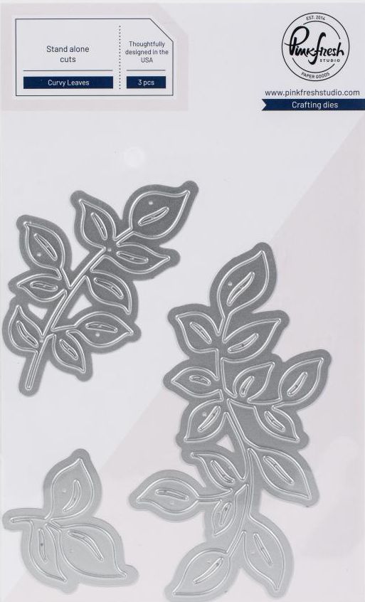 Pinkfresh Studio - Curvy Leaves die set 106721