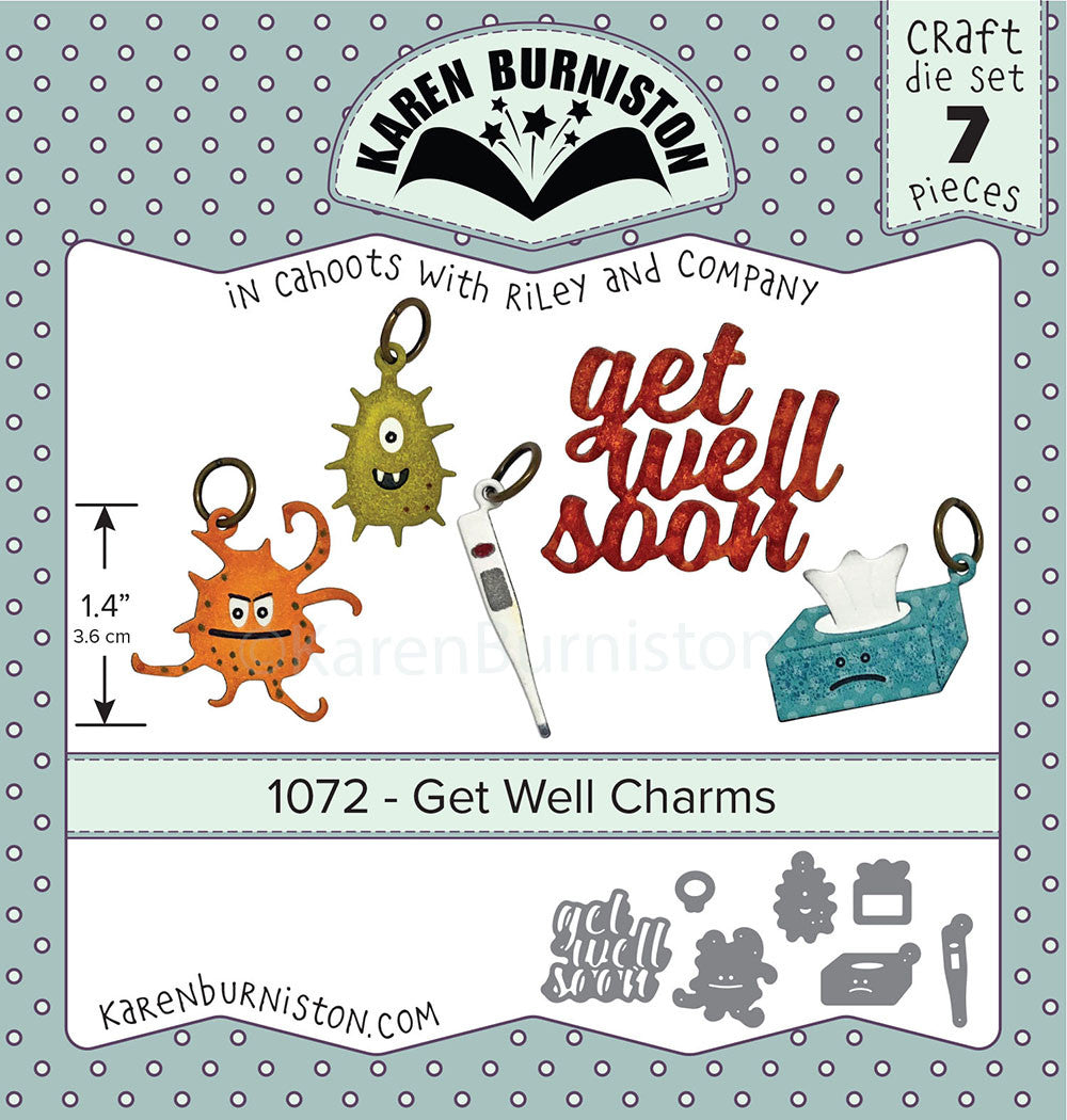 Karen Burniston - 1072 Get Well Charms