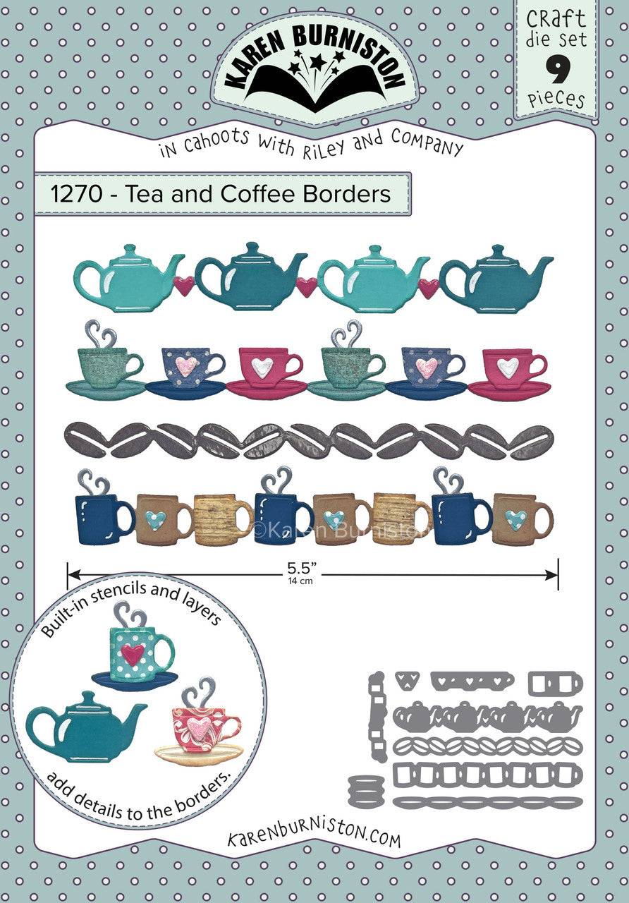 Karen Burniston - 1270 Tea and Coffee Borders
