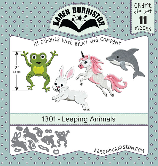 Karen Burniston - 1301 Leaping Animails