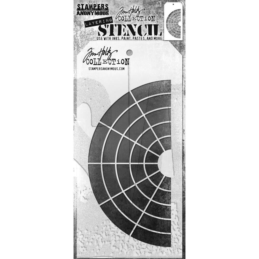 Tim Holtz Stencil - Wheel - THS179