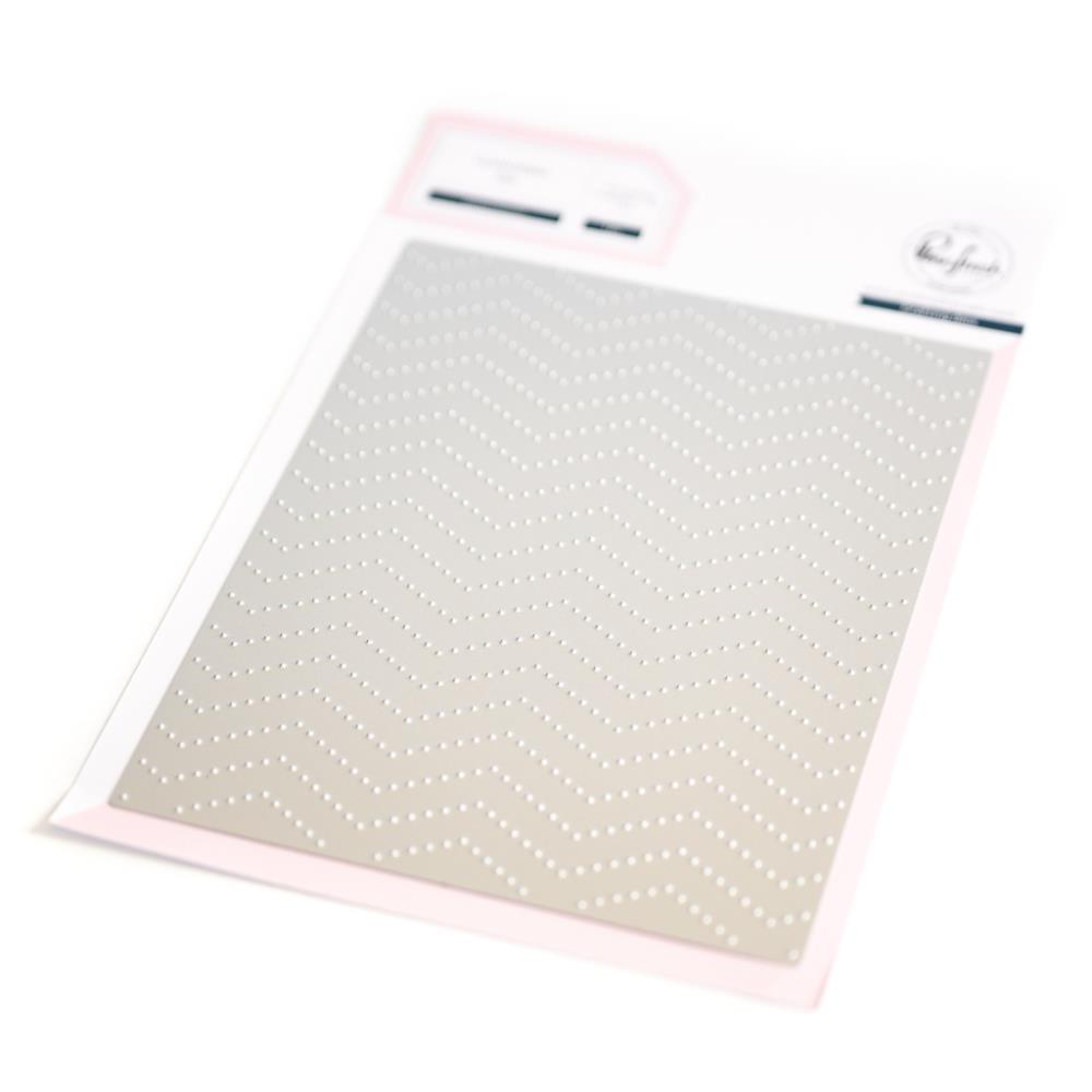 PinkFresh Studio - Dotted Chevron Coverplate