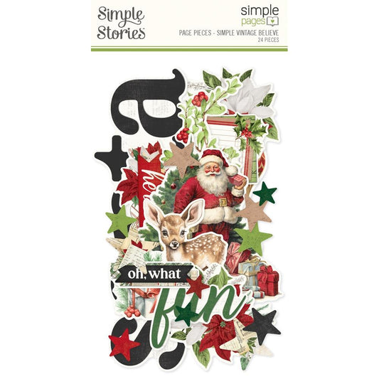 Simple Stories - Simple Vintage Believe - 25536 Page Pieces