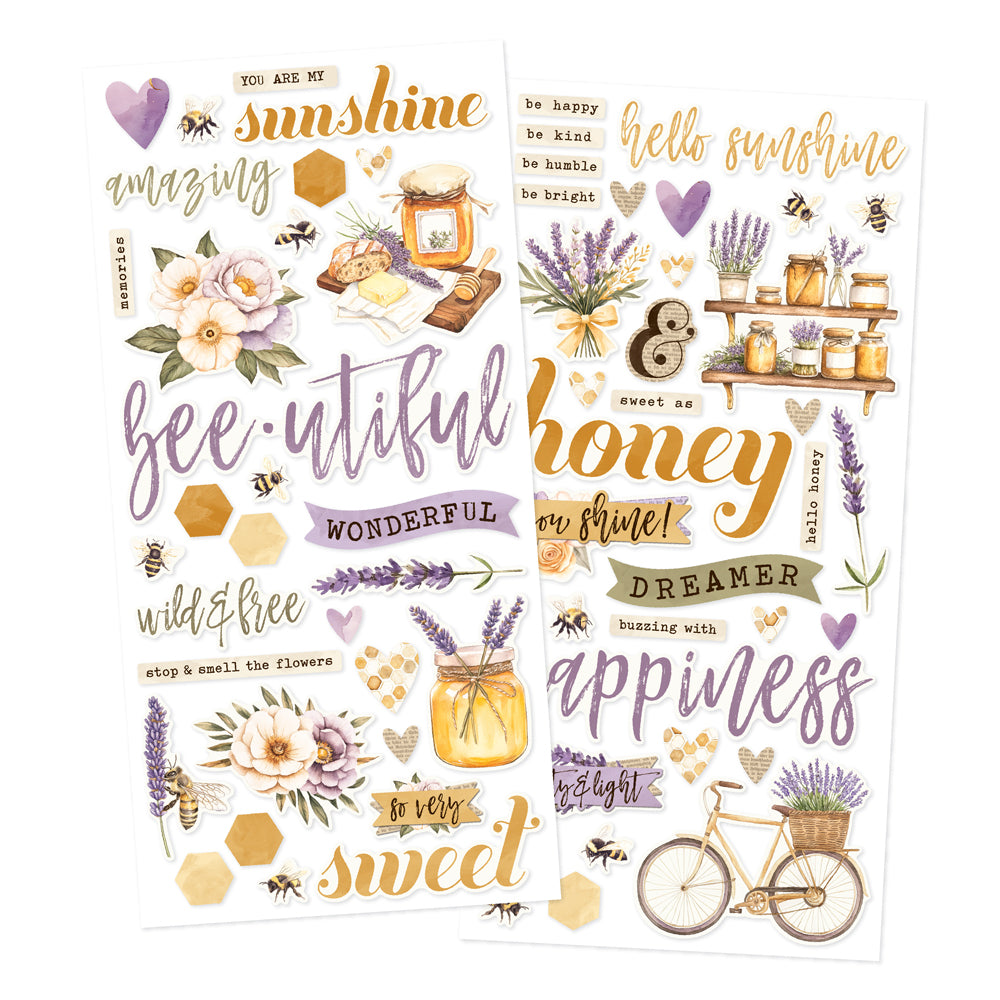 Simple Stories - 26430 Simple Vintage Lavender Fields Foam Stickers