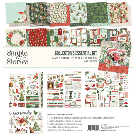 Simple Stories - Simple Vintage Evergreen Memories Collectors Essentials Kit 27801